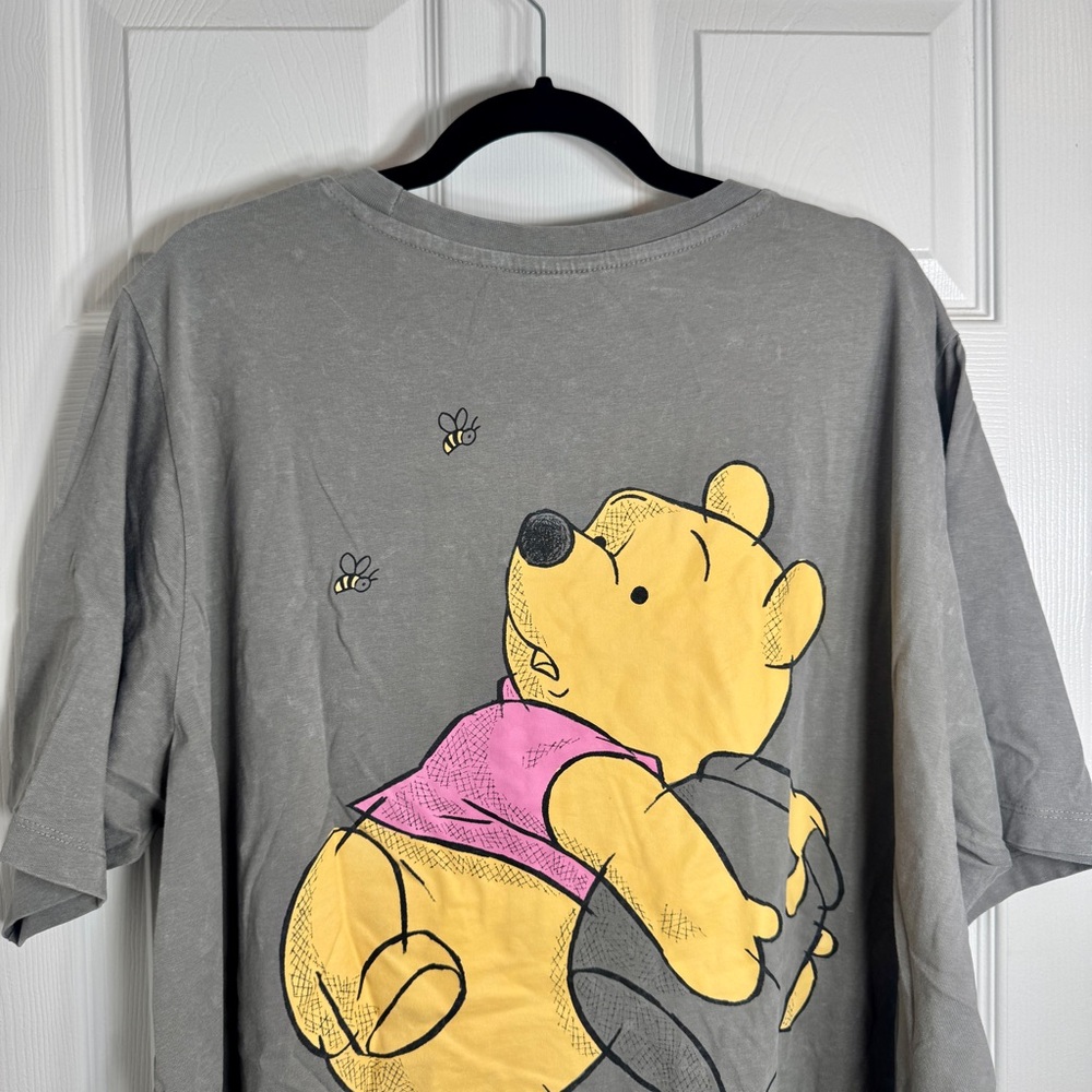 NWT. Primark Disney gray Winnie the Pooh t-shirt 2X - Picture 10 of 15
